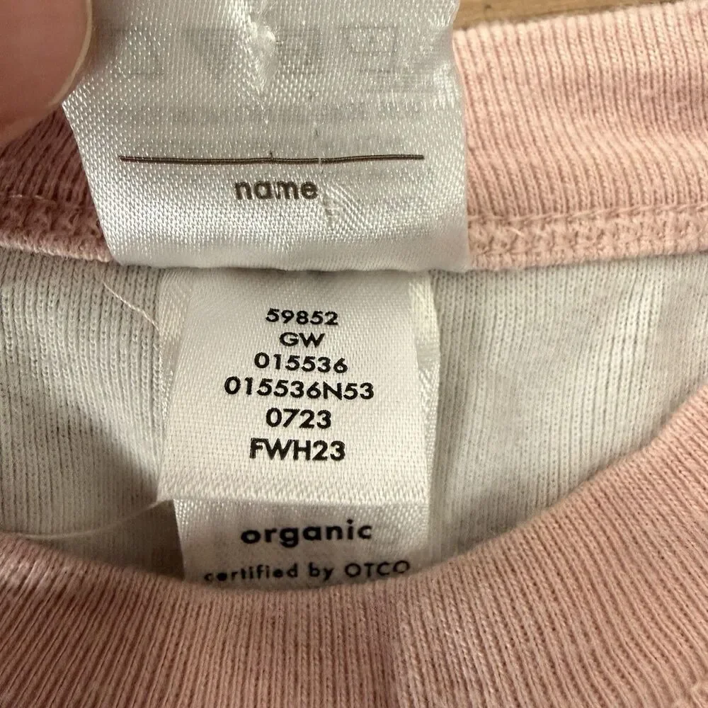 Hanna Andersson Girls 120 6-7 Pajamas Pink Ballerina Ballet Organic Cotton